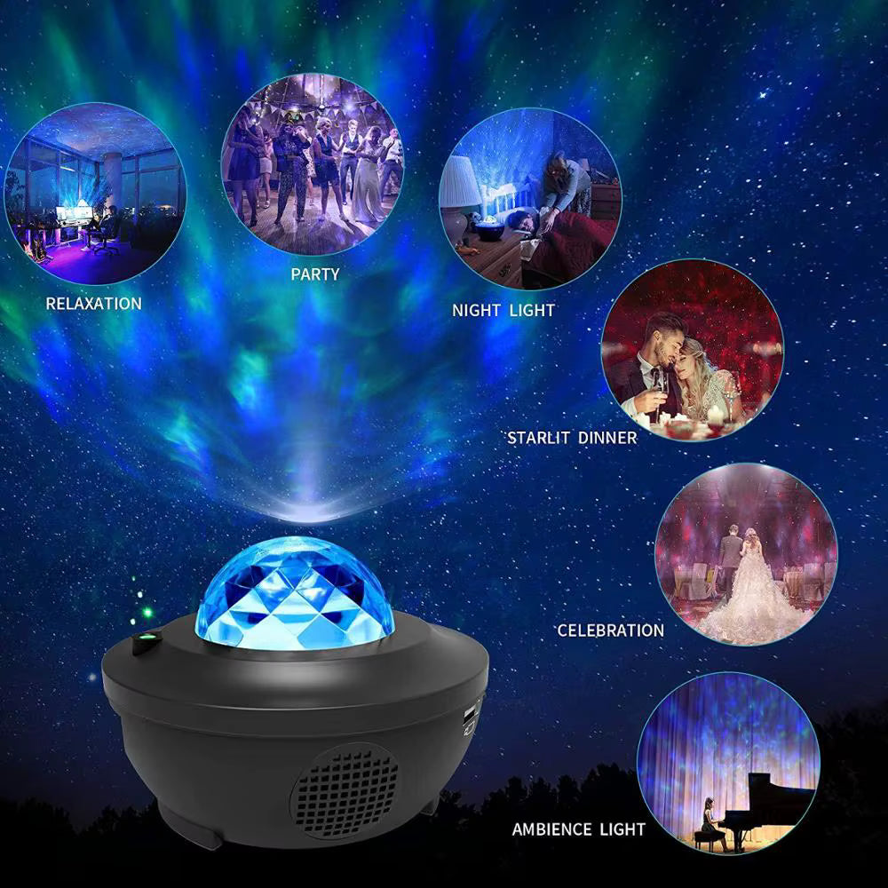 Proyector Galaxia LED Bluetooth con Altavoz