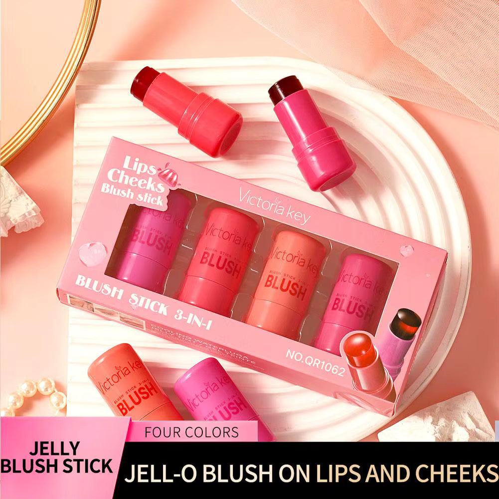 Blush gelatina: color natural e hidratación de larga duración