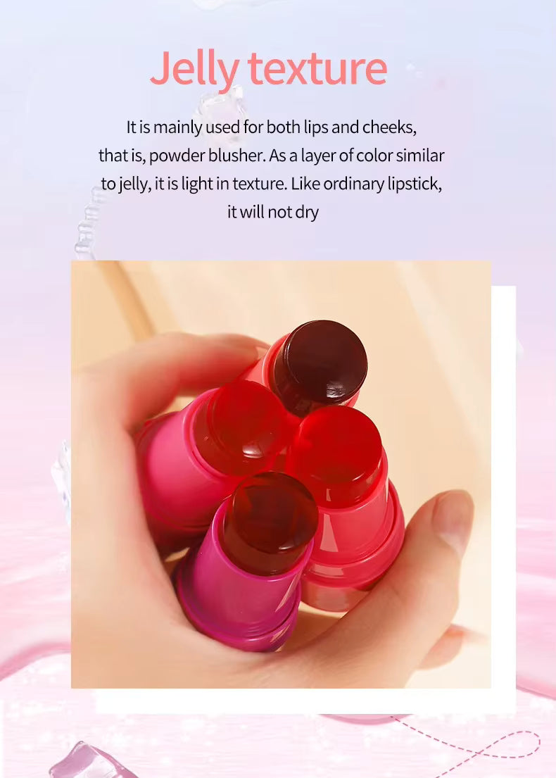 Blush gelatina: color natural e hidratación de larga duración