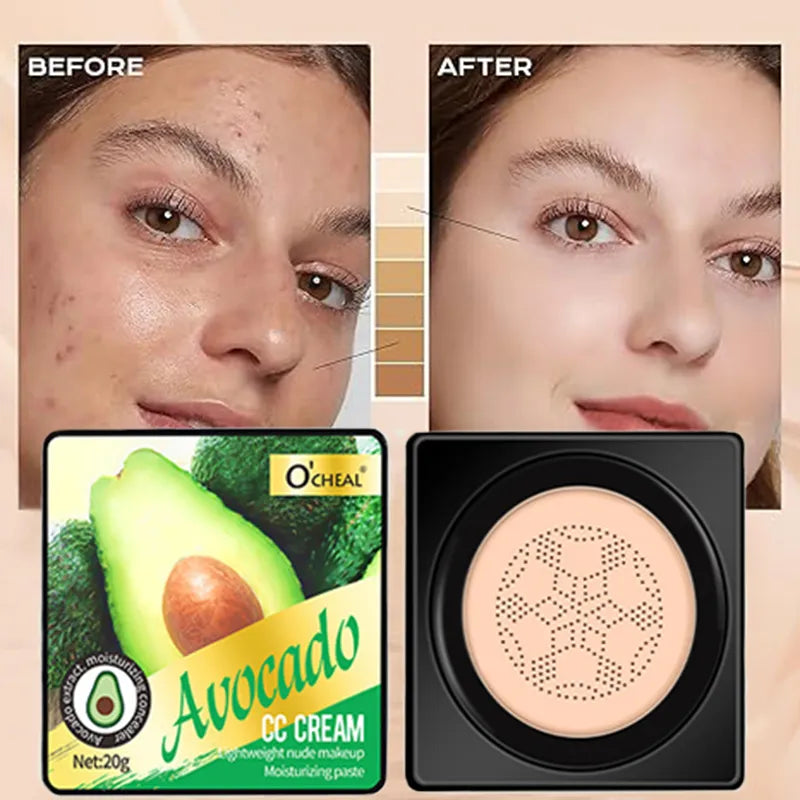 Base CC hidratante con extracto de aguacate