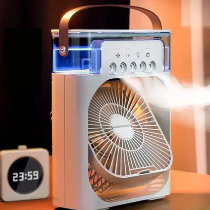 Ventilador humidificador portátil