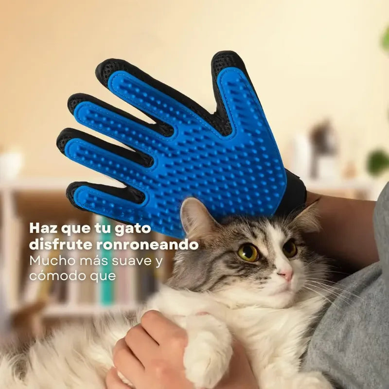 Guante quitapelos fácil mascotas