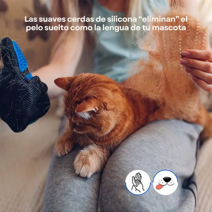 Guante quitapelos fácil mascotas
