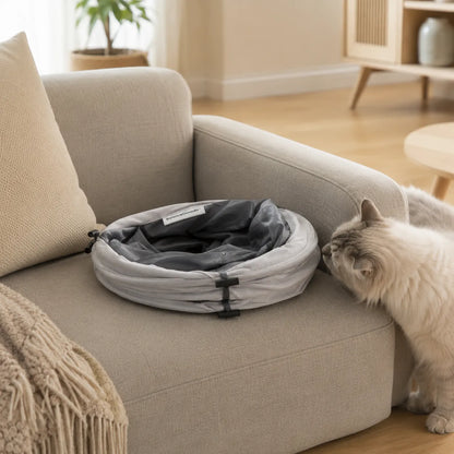Un refugio plegable para que tu gato juegue y descanse