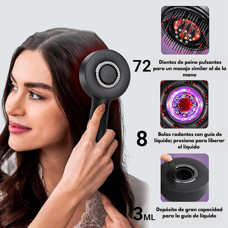 Massageador Eléctrico de Cuero Cabelludo – Relajación y Bienestar