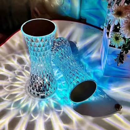 Lámpara de mesa curva