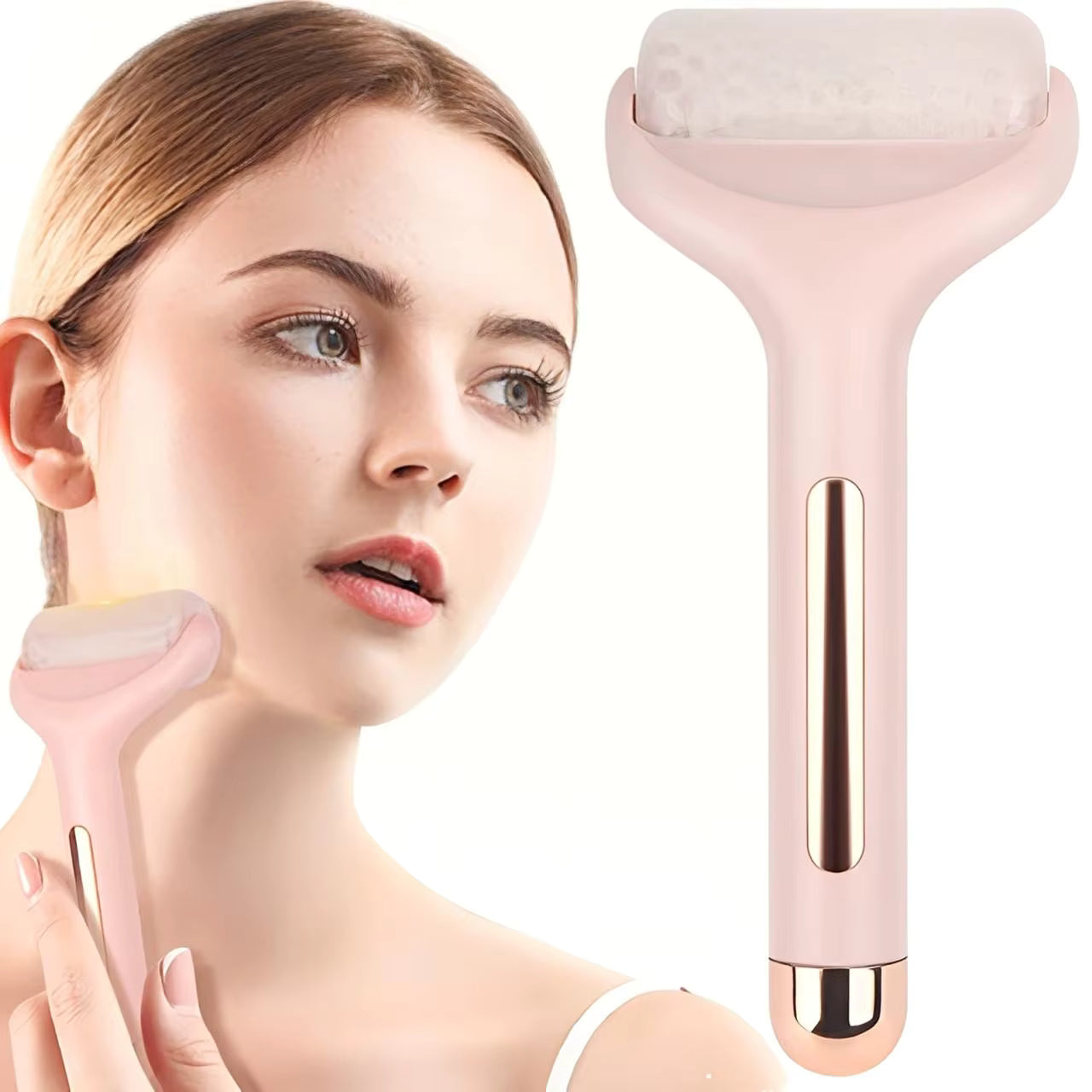 Rodillo Facial de Hielo – Refresca, calma y revitaliza tu piel