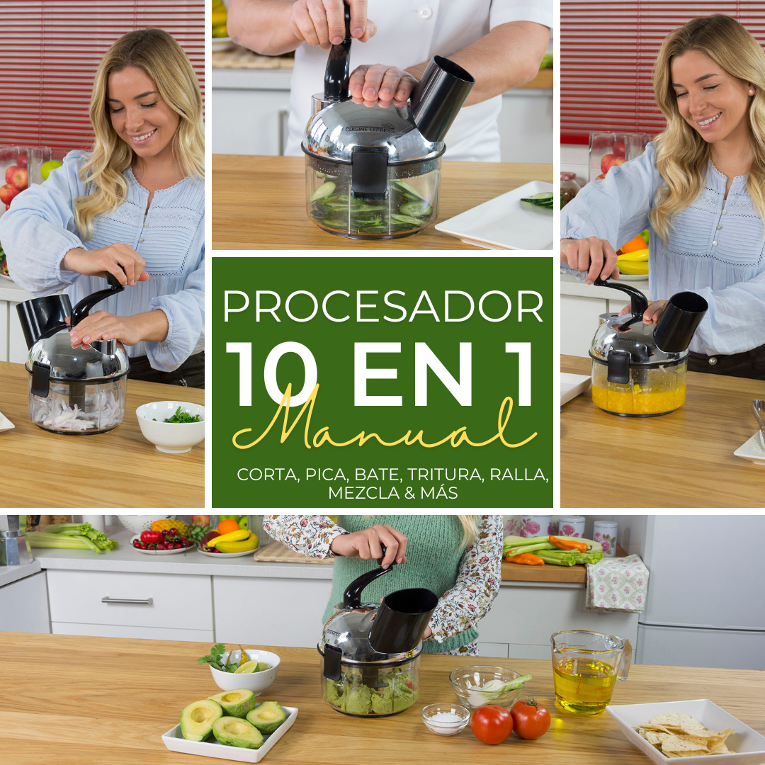 Cortador de alimentos con cuchillas intercambiables