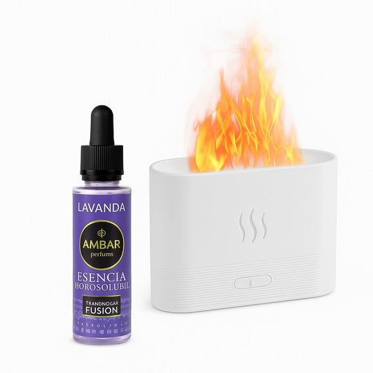 Difusor Blanco + Aceite Esencial Lavanda